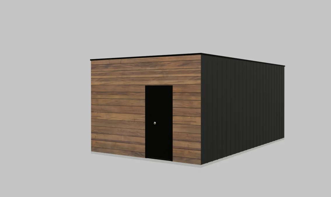 3D-Ansicht eines konfigurierbaren Produkts (Modulgebäude) zu Kanada: Konfiguratoren für Modulgebäude, individuelle Software und Einführung.