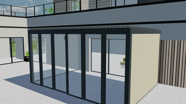 3D-Produktvideo einer Pergola in Configurix