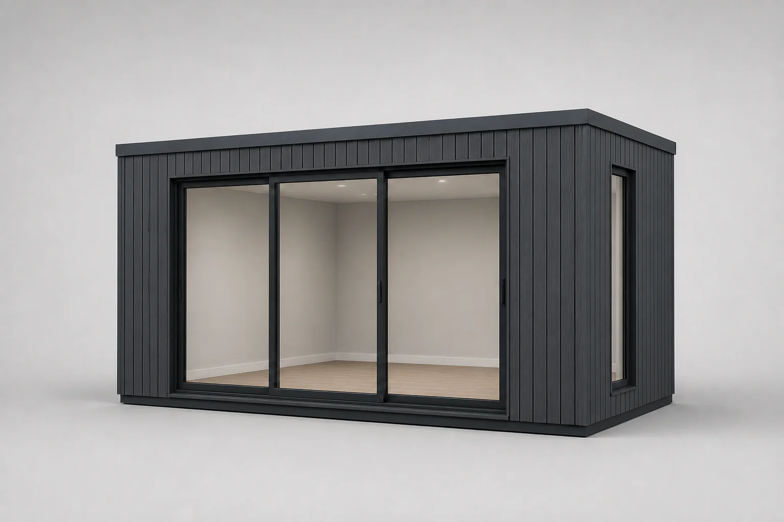 3D-Ansicht eines konfigurierbaren Produkts (Gartenzimmer) zu Irland: individuelle 3D-Konfigurator-Software und Einführung.